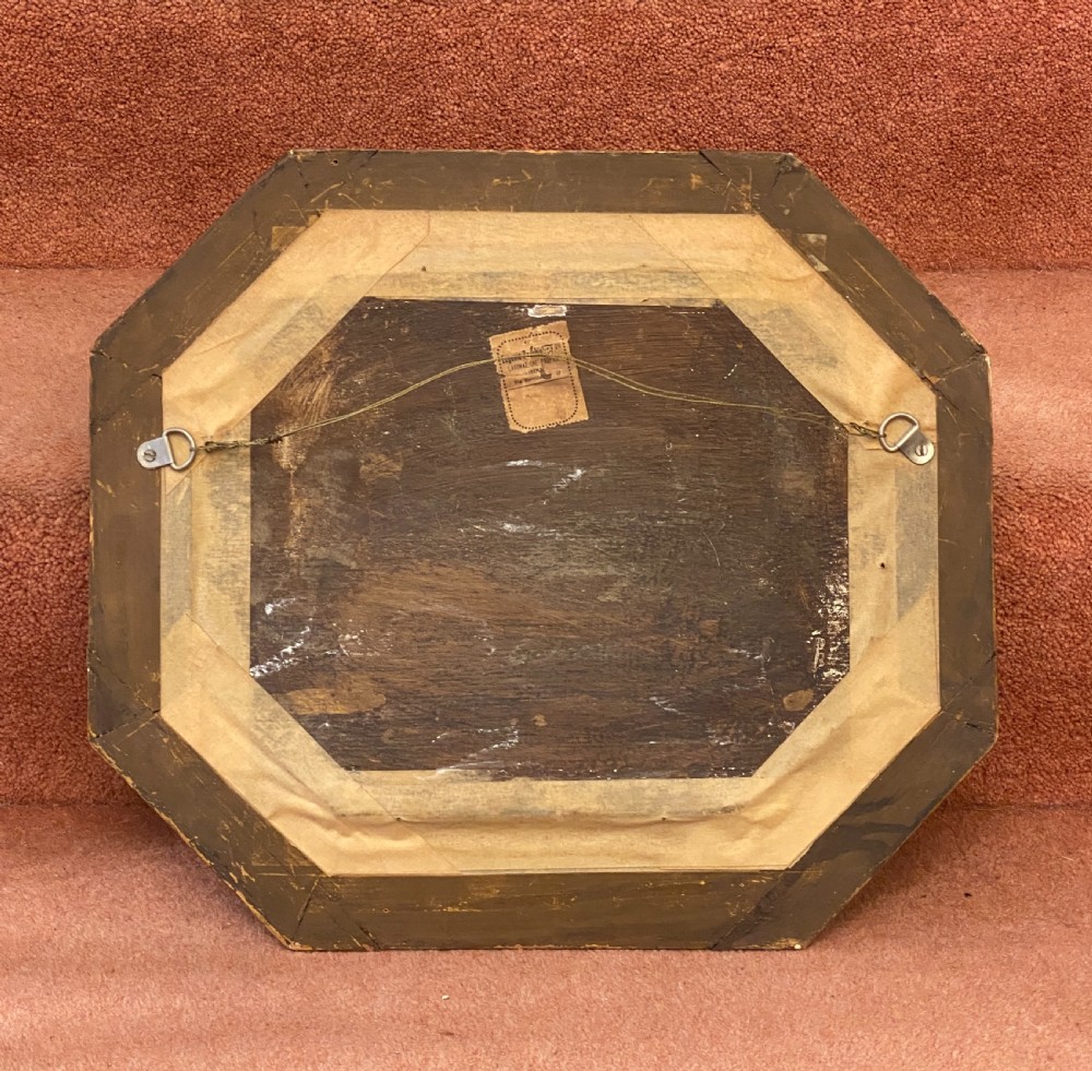 Pair of 19th century Octagonal Still-Life paintings - Probably Italian. View XI