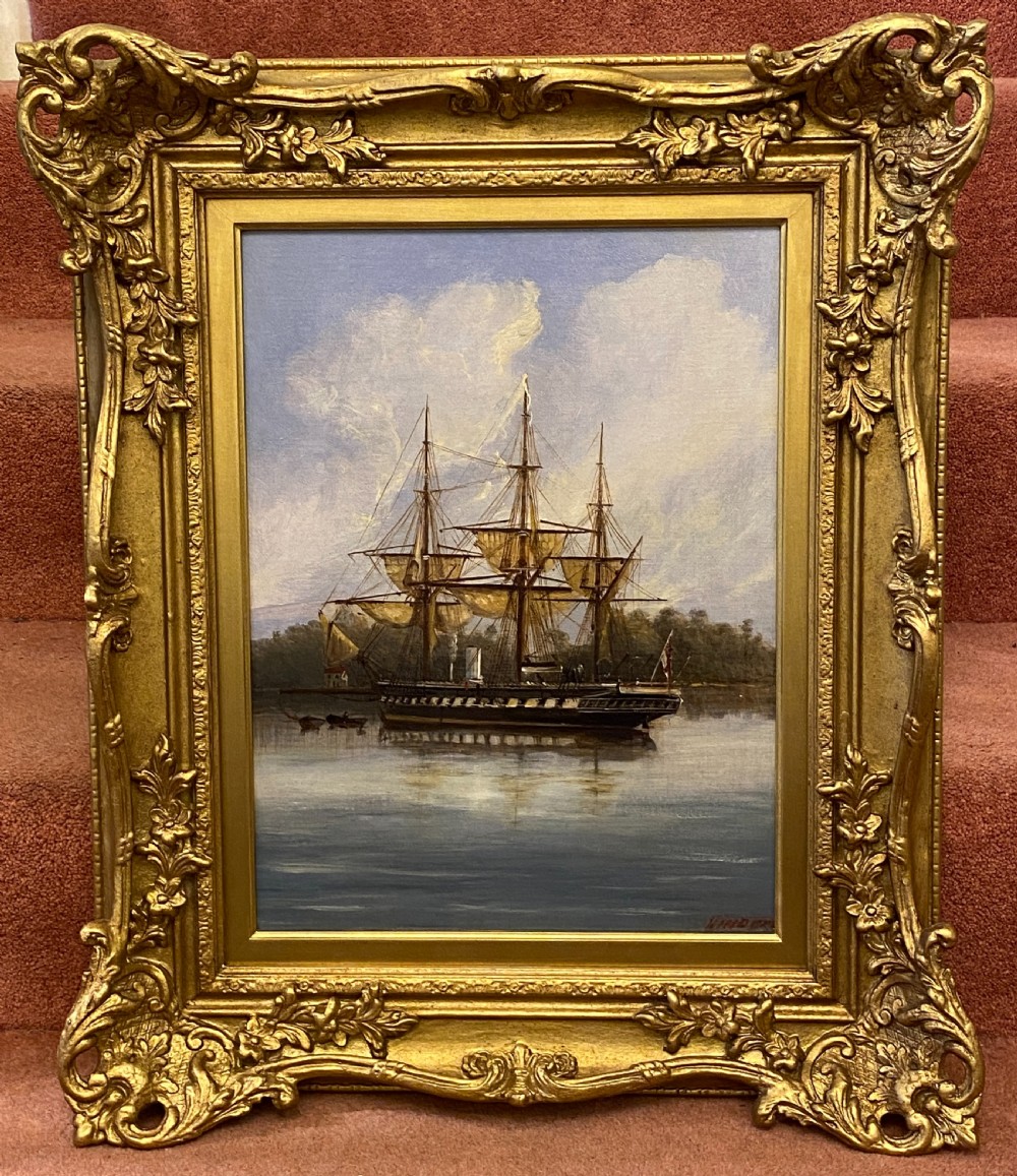 Framed Oil painting on Canvas - 