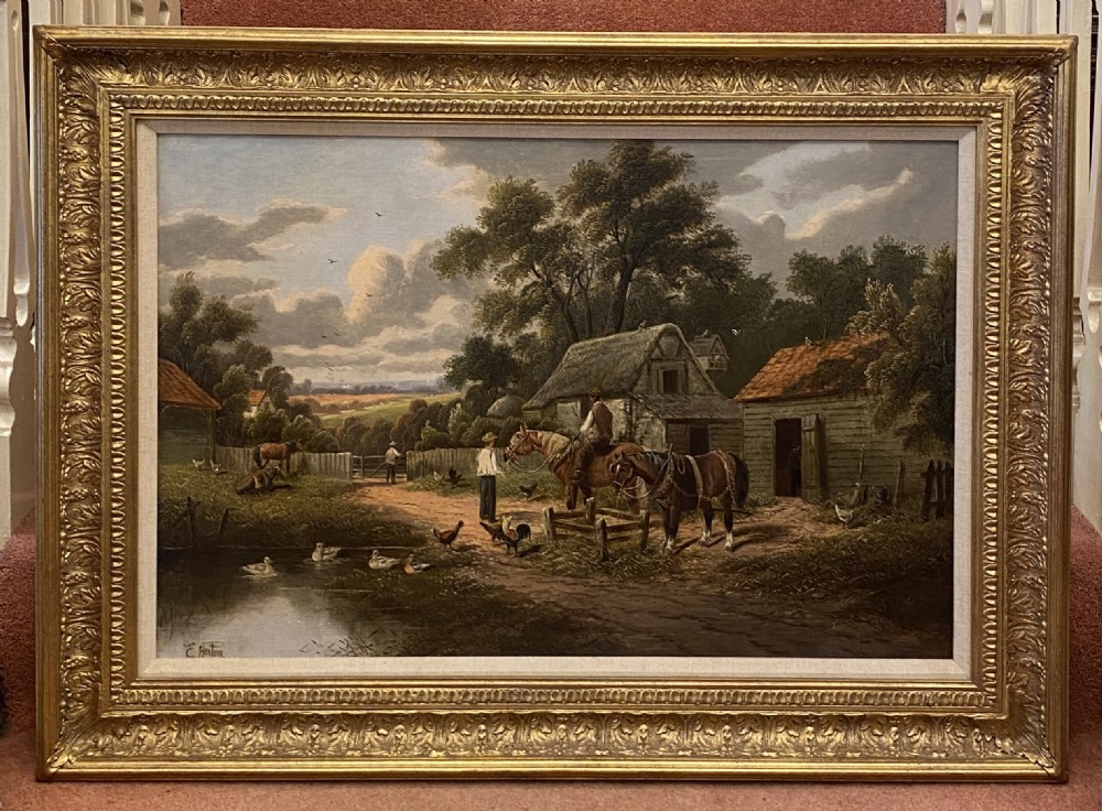 Late 19th century framed Oil on canvas - 