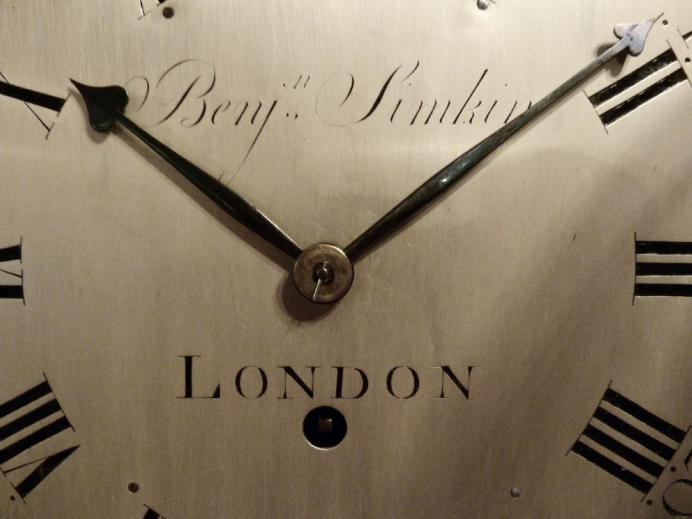 A SMALL 18TH CENTURY WALL CLOCK WITH VERGE MOVEMENT View III