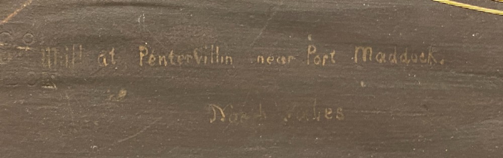 19th century Oil painting on Board: 