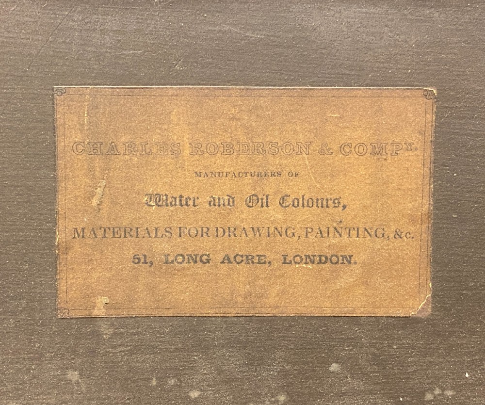 19th century Oil painting on Board: 