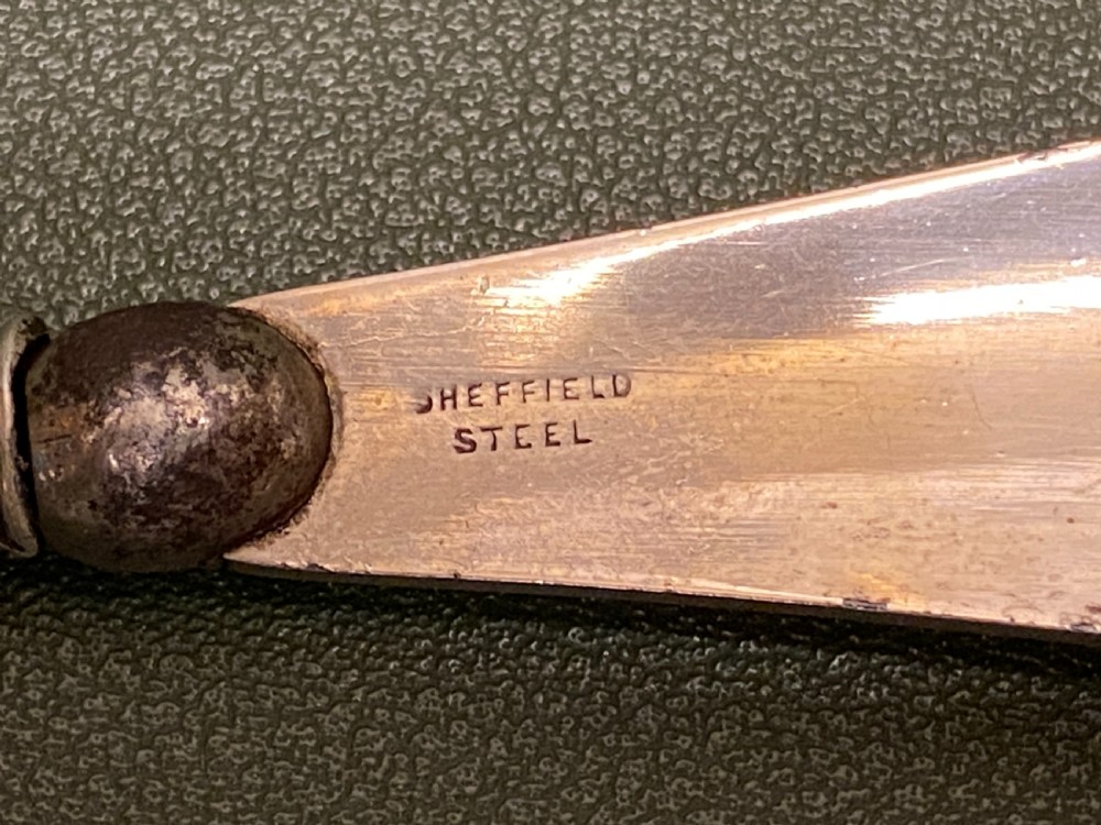 A hallmarked silver handled SHOE HORN - Birmingham 1909 View III