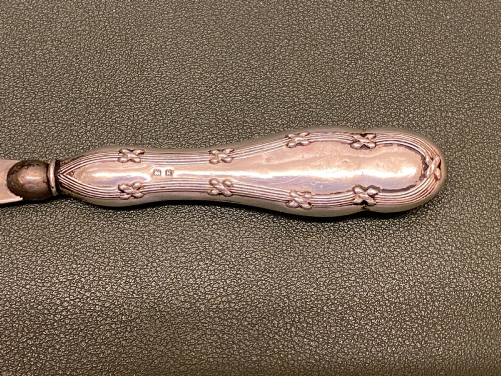 A hallmarked silver handled SHOE HORN - Birmingham 1909 View IV