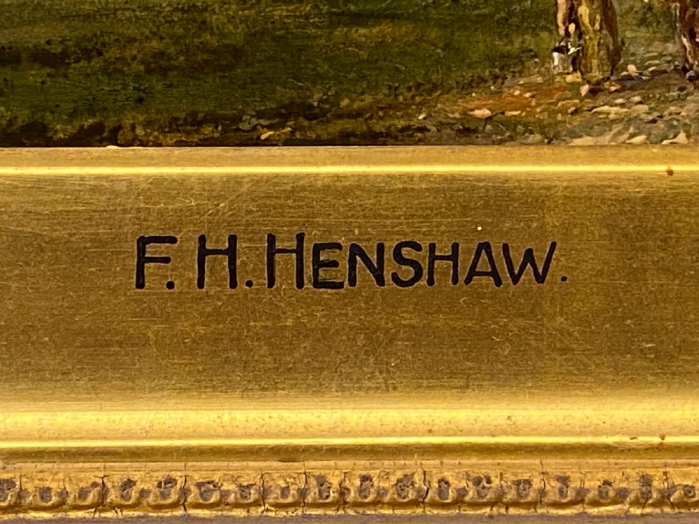 Frederick H. Henshaw - Oil painting on canvas - 
