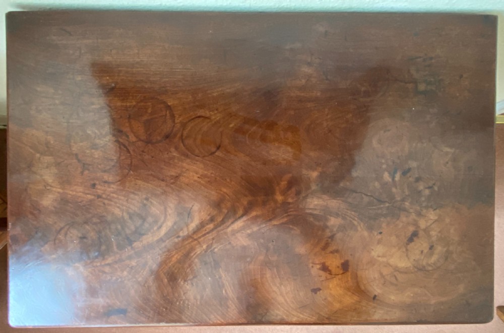 George II period Mahogany Side Table with single drawer View IV