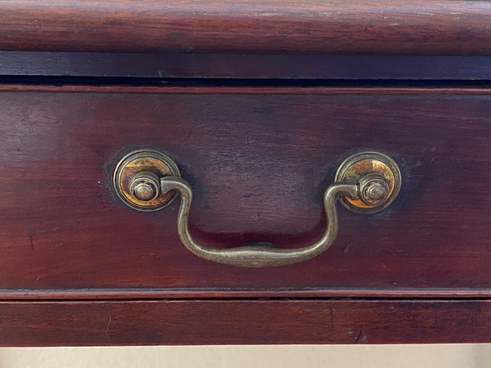 George II period Mahogany Side Table with single drawer View X