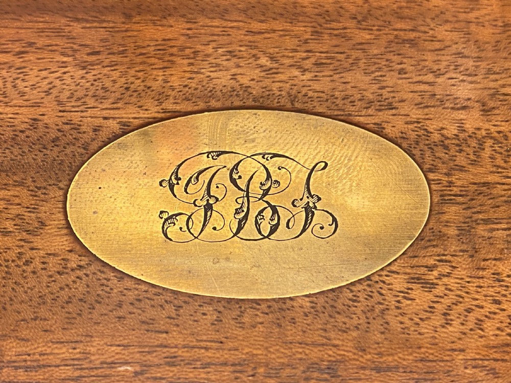 19th century mahogany THREE Decanter Box View III