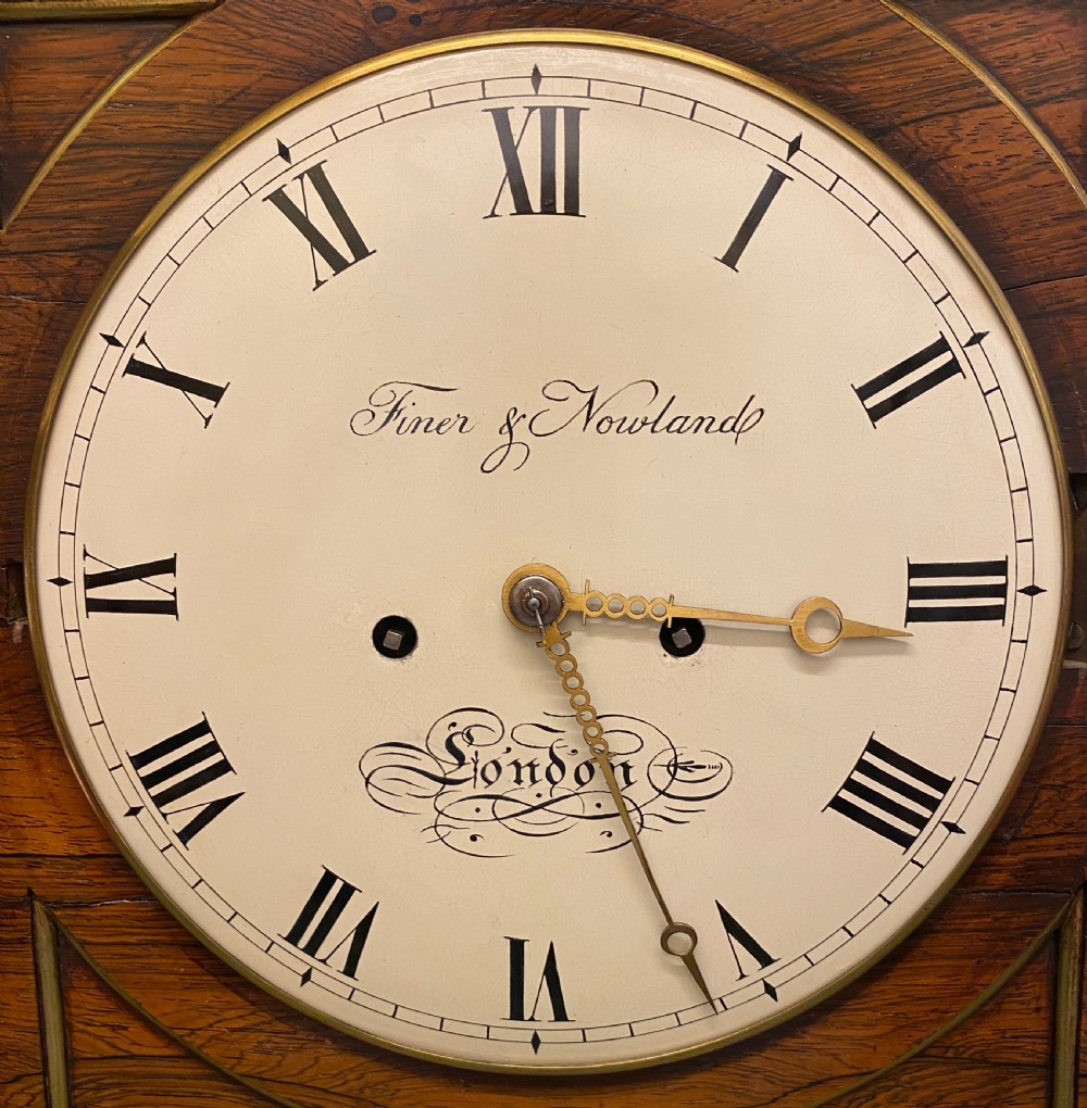 Regency period Bracket Clock by Finer & Nowland, High Holborn, London View II