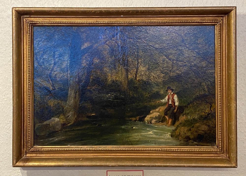 Benjamin CALLOW: Framed oil painting on board - 
