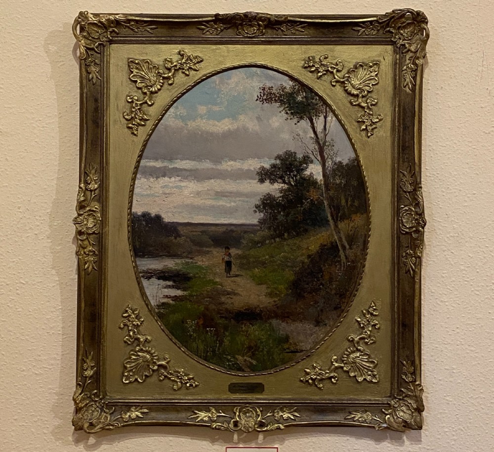 Abraham HULK the Younger (fl. 1876-1898) - Oil on Board - English riverside Landscape.