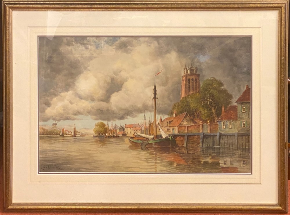 Hermanus Koekkoek II (1836-1909) - Framed Watercolour 