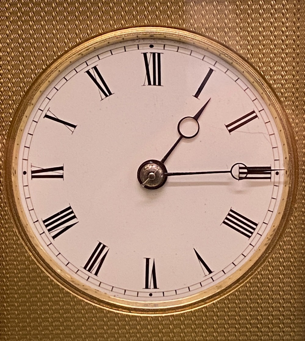 Engraved ‘Gorge’ cased striking French Carriage Clock, by Soldano View V