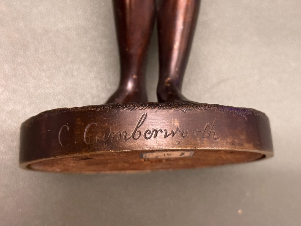 Pair of Bronze female nudes, Signed Charles Cumberworth (1811-1852) View XIV