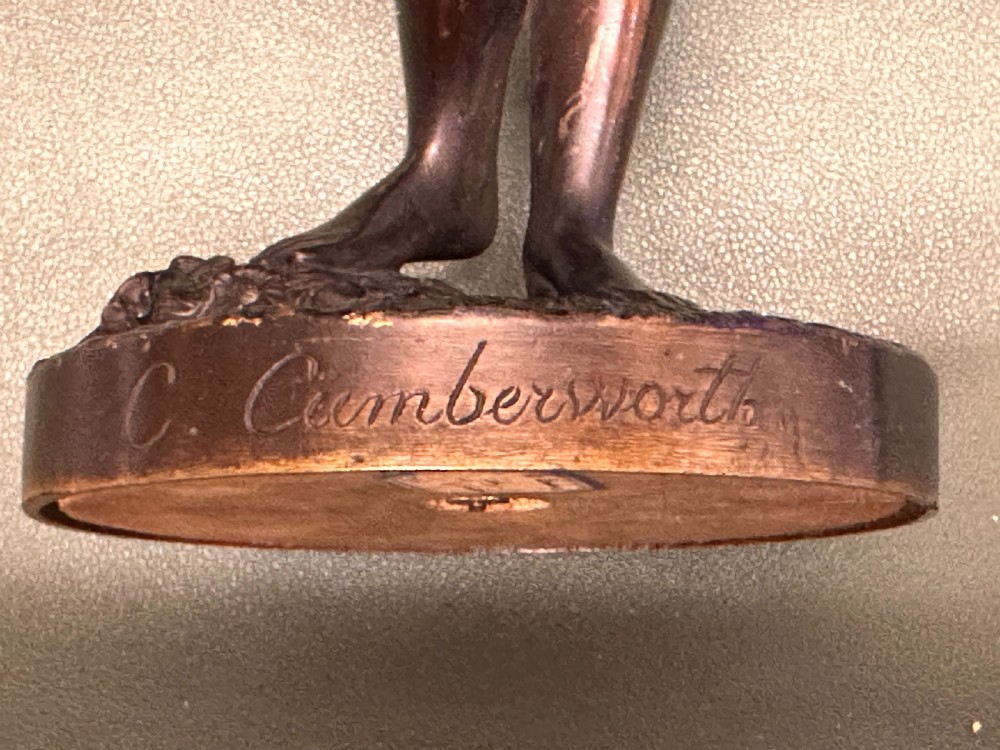 Pair of Bronze female nudes, Signed Charles Cumberworth (1811-1852) View XXV