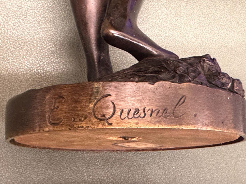 Pair of Bronze female nudes, Signed Charles Cumberworth (1811-1852) View XXVI