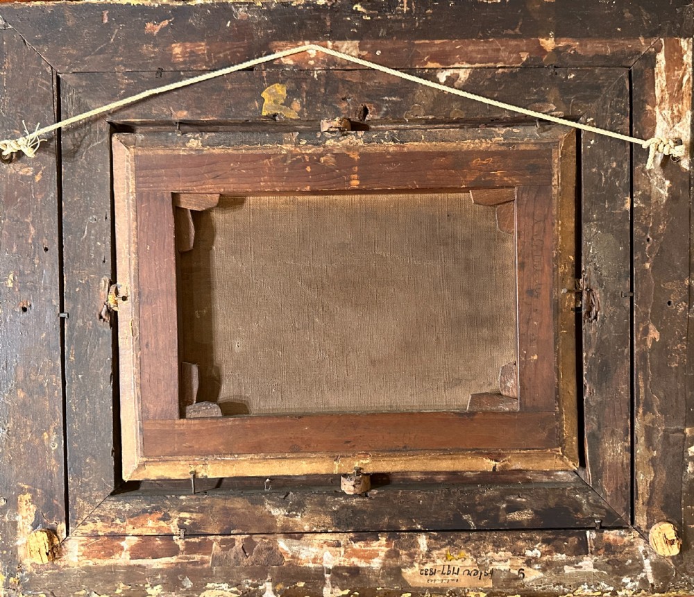 Framed Late 18th/early 19th century Marine Oil Painting. George Webster (fl.1797-1832) View V