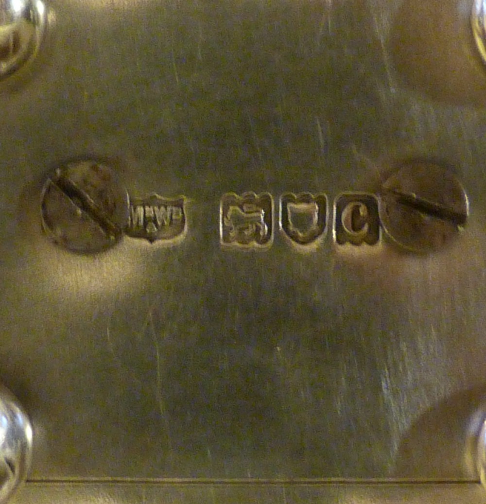 GOOD SOLID SILVER 8-DAY CARRIAGE CLOCK View V