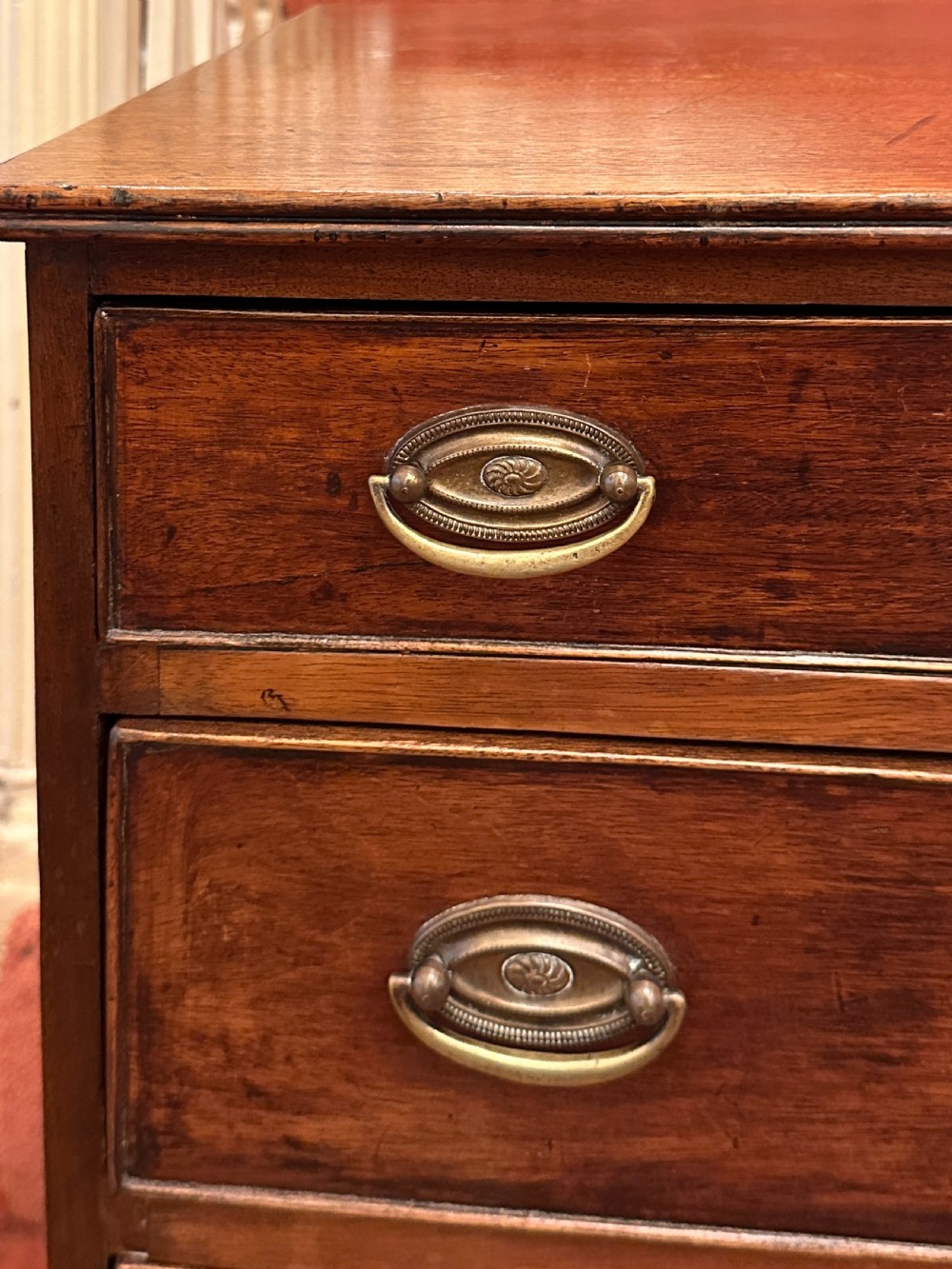 An Early 19th Century Mahogany Chest Of Four Graduating Drawers of small size View II