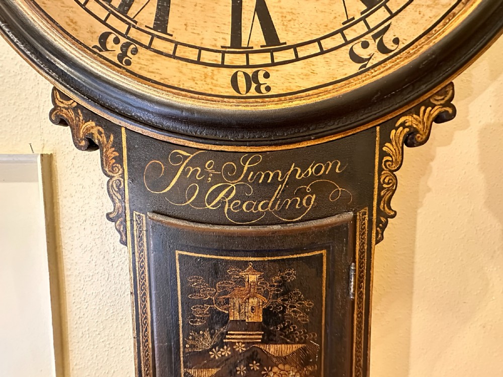 A fine quality 18th century TAVERN CLOCK by John Simpson, Reading. View III