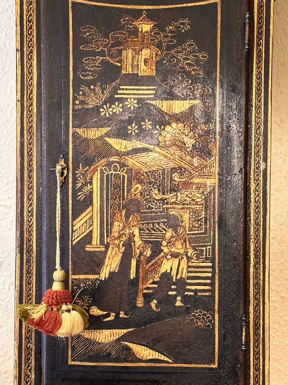 A fine quality 18th century TAVERN CLOCK by John Simpson, Reading. View XIV