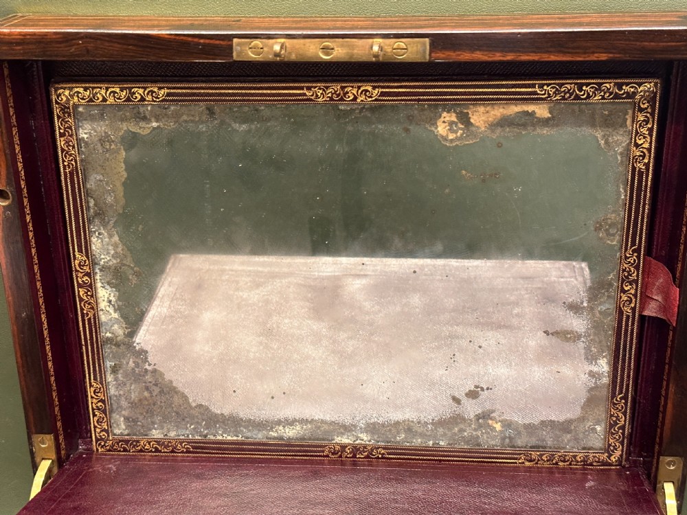A good coromandel-wood Lady's silver Dressing Case and contents, Hallmarked 1858 View VIII