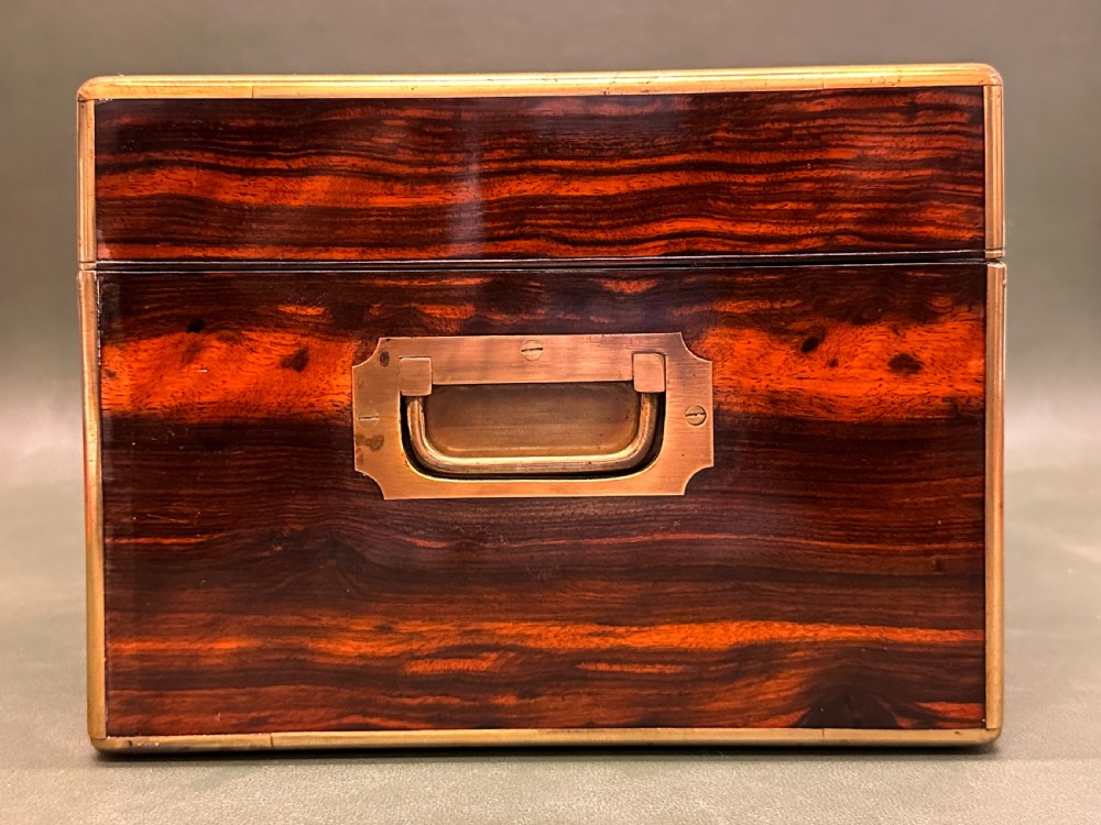 A good coromandel-wood Lady's silver Dressing Case and contents, Hallmarked 1858 View XIX