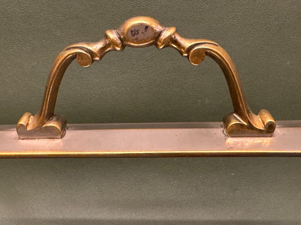 Coromandel-wood 3-decanter Tantalus of smaller size, by Betjemann of London View XIII
