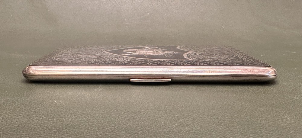 A Charming Sterling Silver Presentation Cigarette Case View IV
