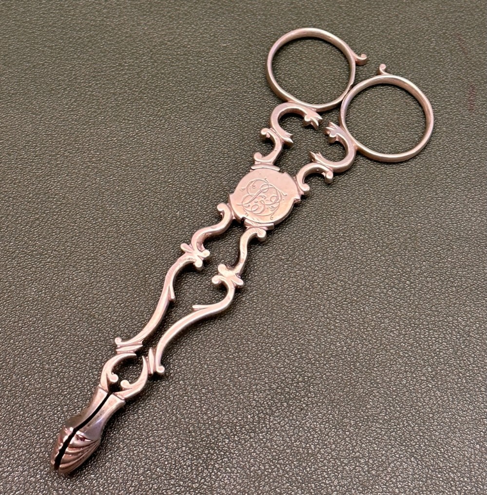 18th century cast Silver Sugar Nips, London 1730-70