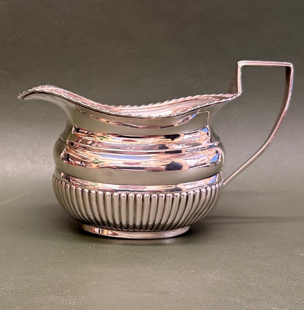 Victorian Silver Milk or Cream Jug, Hallmarked Birmingham 1876.