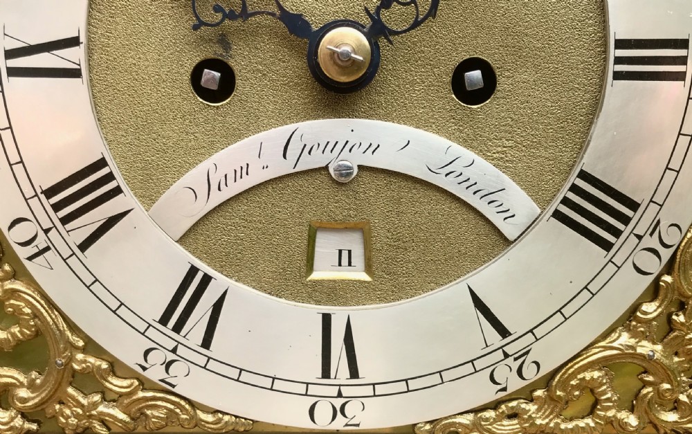 ENGLISH 18TH CENTURY VERGE BRACKET CLOCK View VI
