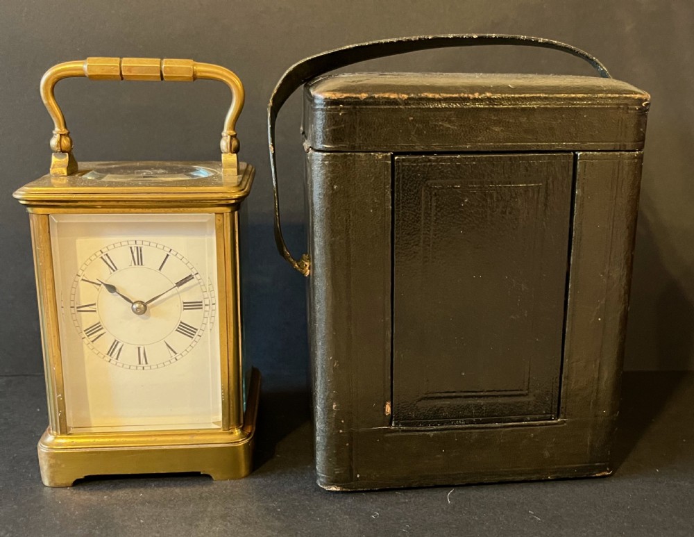 FRENCH STRIKING CARRIAGE CLOCK BY JACOT View III