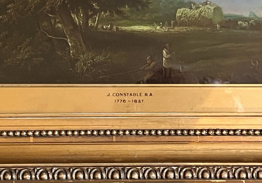 OIL ON PANEL: ENGLISH RURAL LANDSCAPE View IV