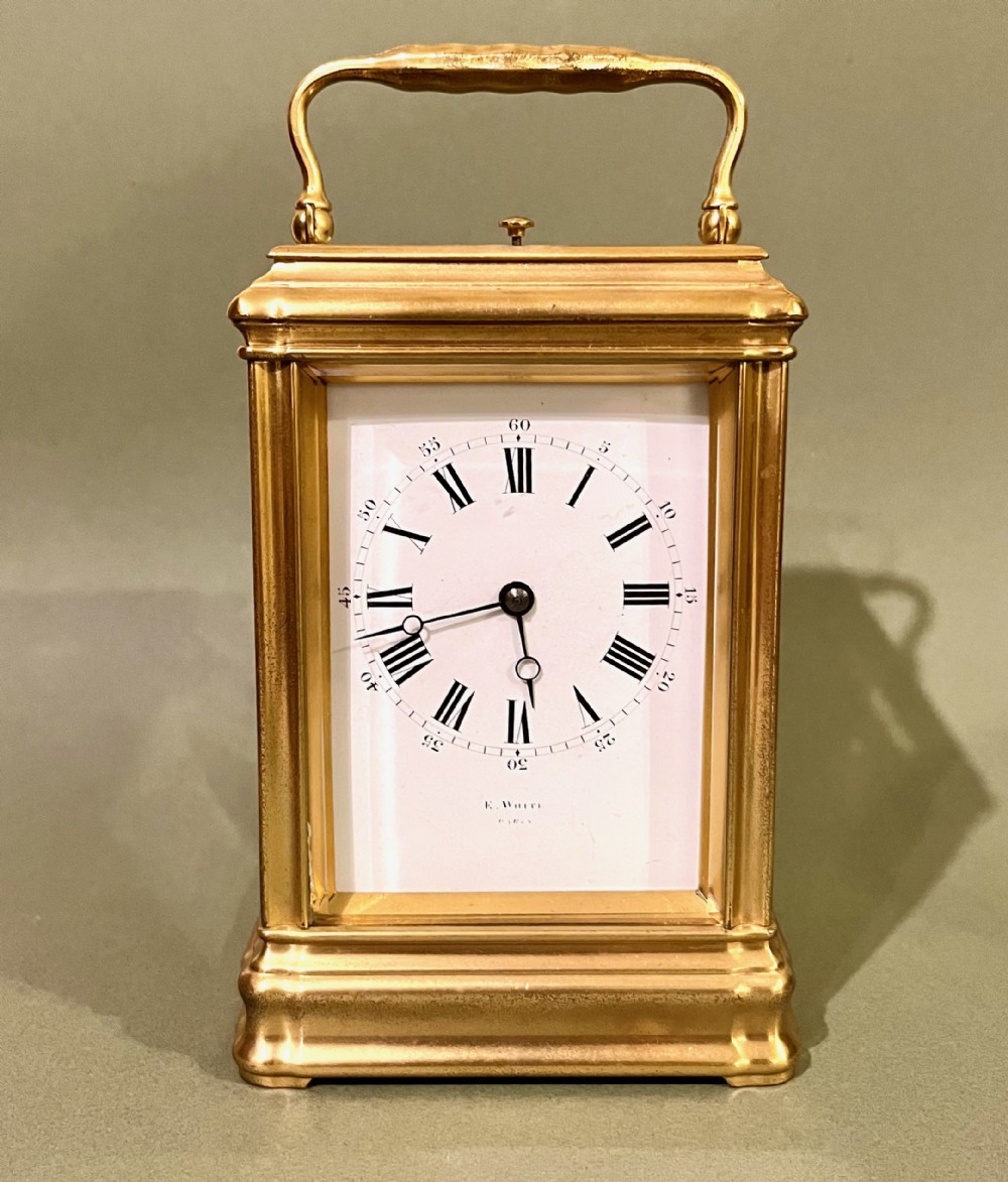 FINE FRENCH STRIKING & REPEATING CARRIAGE CLOCK