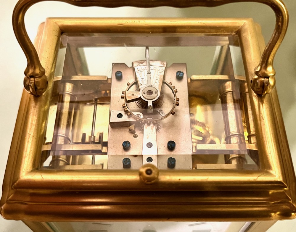 FINE FRENCH STRIKING & REPEATING CARRIAGE CLOCK View IV