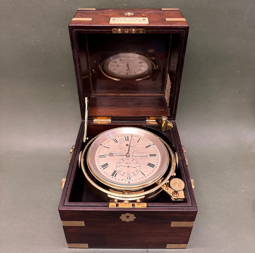 A Good 19th century 54-hour Marine Chronometer, by Charles Piers of Liverpool