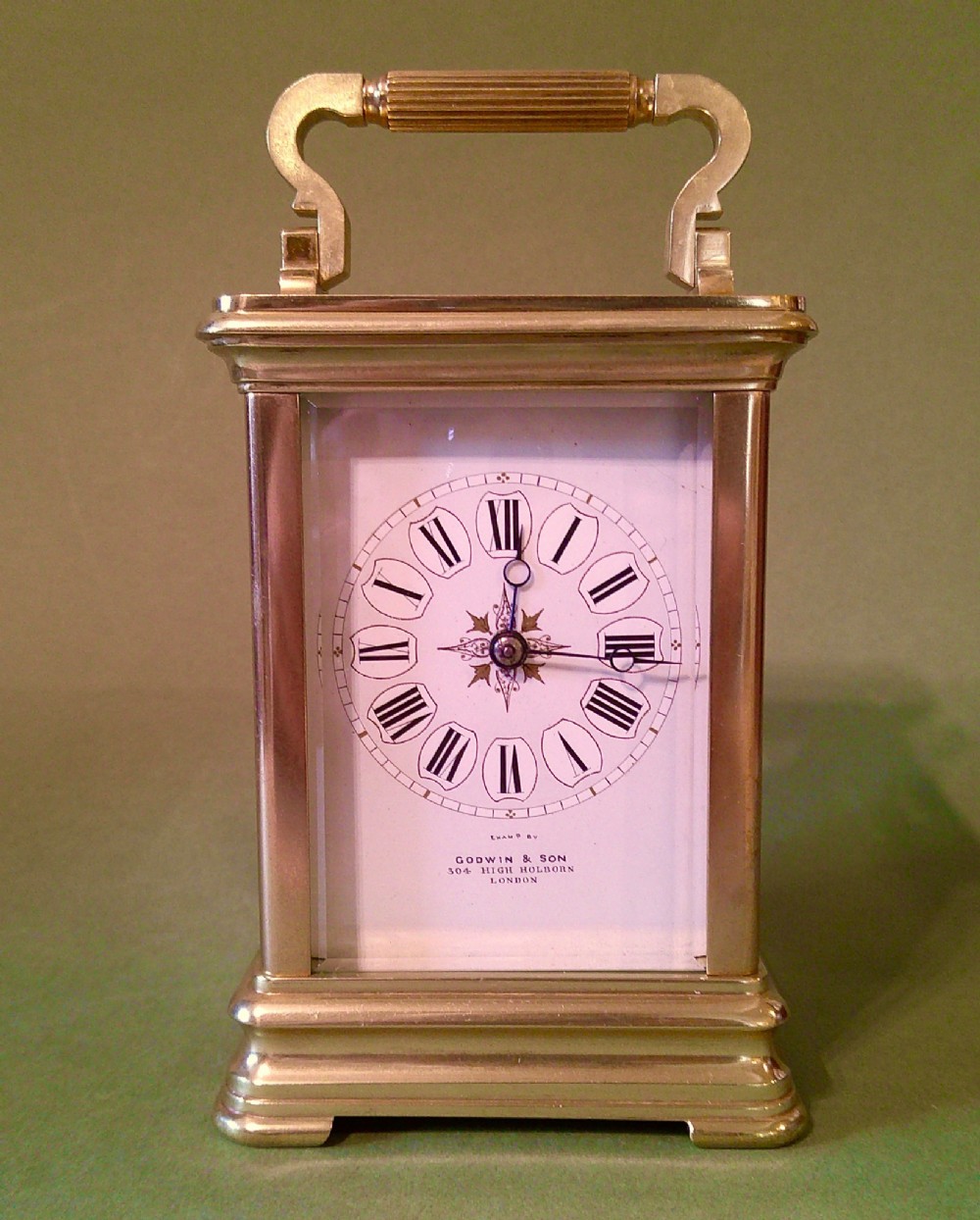 MARGAINE: A SUPERB FRENCH STRIKING CARRIAGE CLOCK