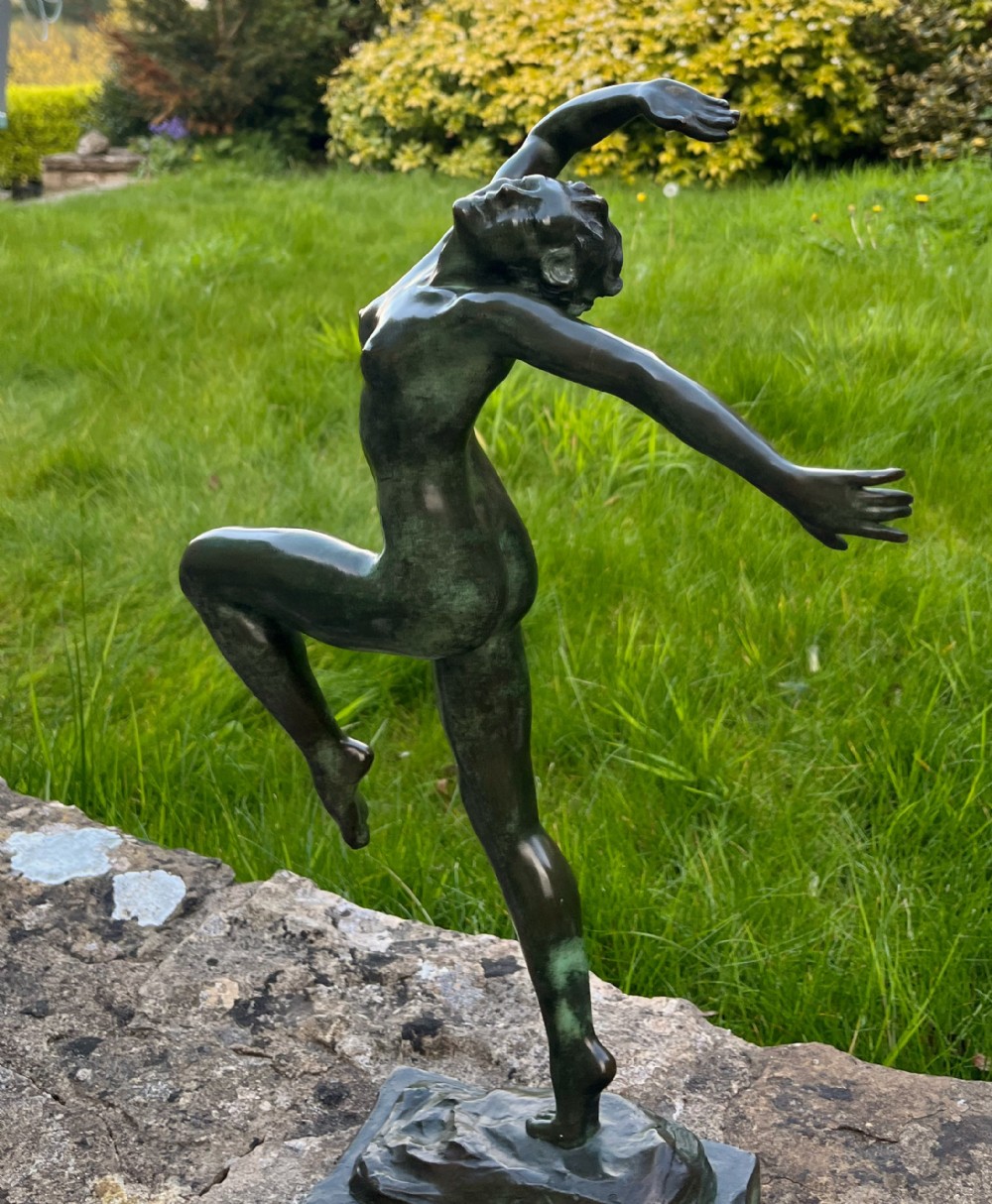 EMMANUEL CAVACOS: A NAKED BRONZE DANCER