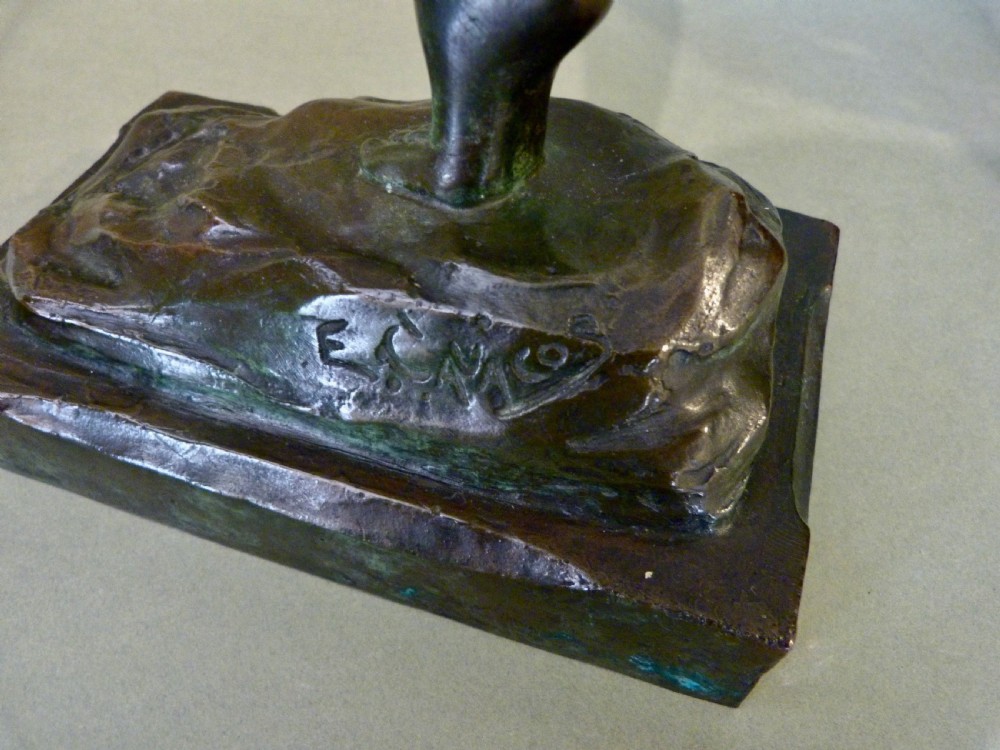 EMMANUEL CAVACOS: A NAKED BRONZE DANCER View III