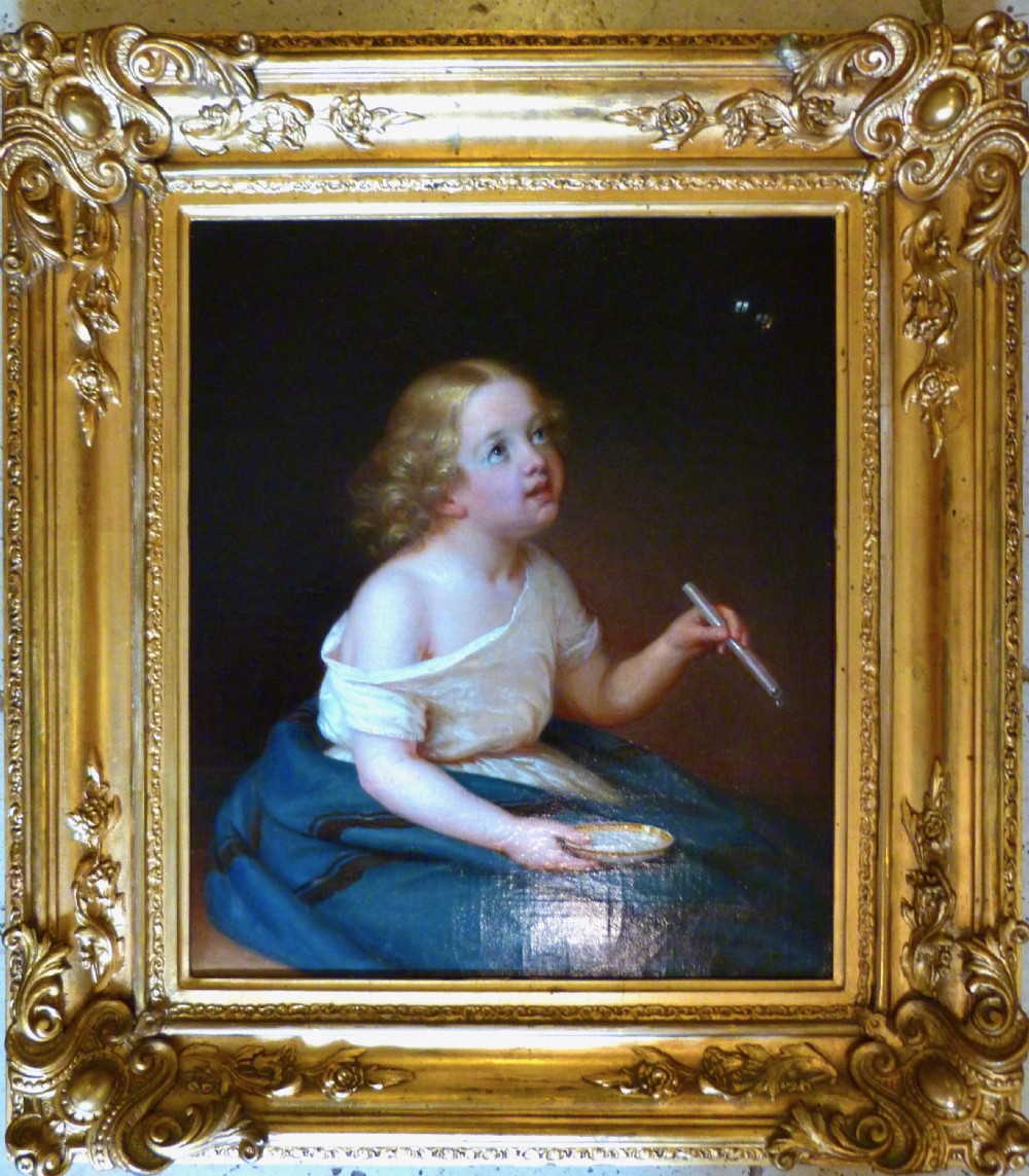 SWEDISH OIL PAINTING: 