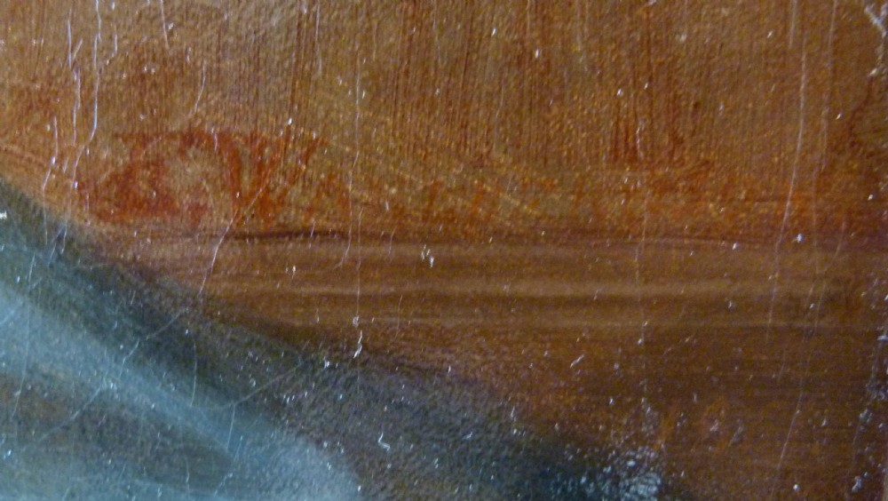 SWEDISH OIL PAINTING: 