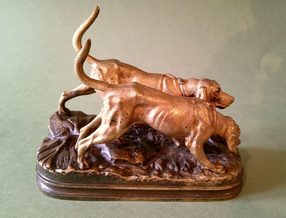A. DUBUCAND: A GOOD FRENCH BRONZE GROUP