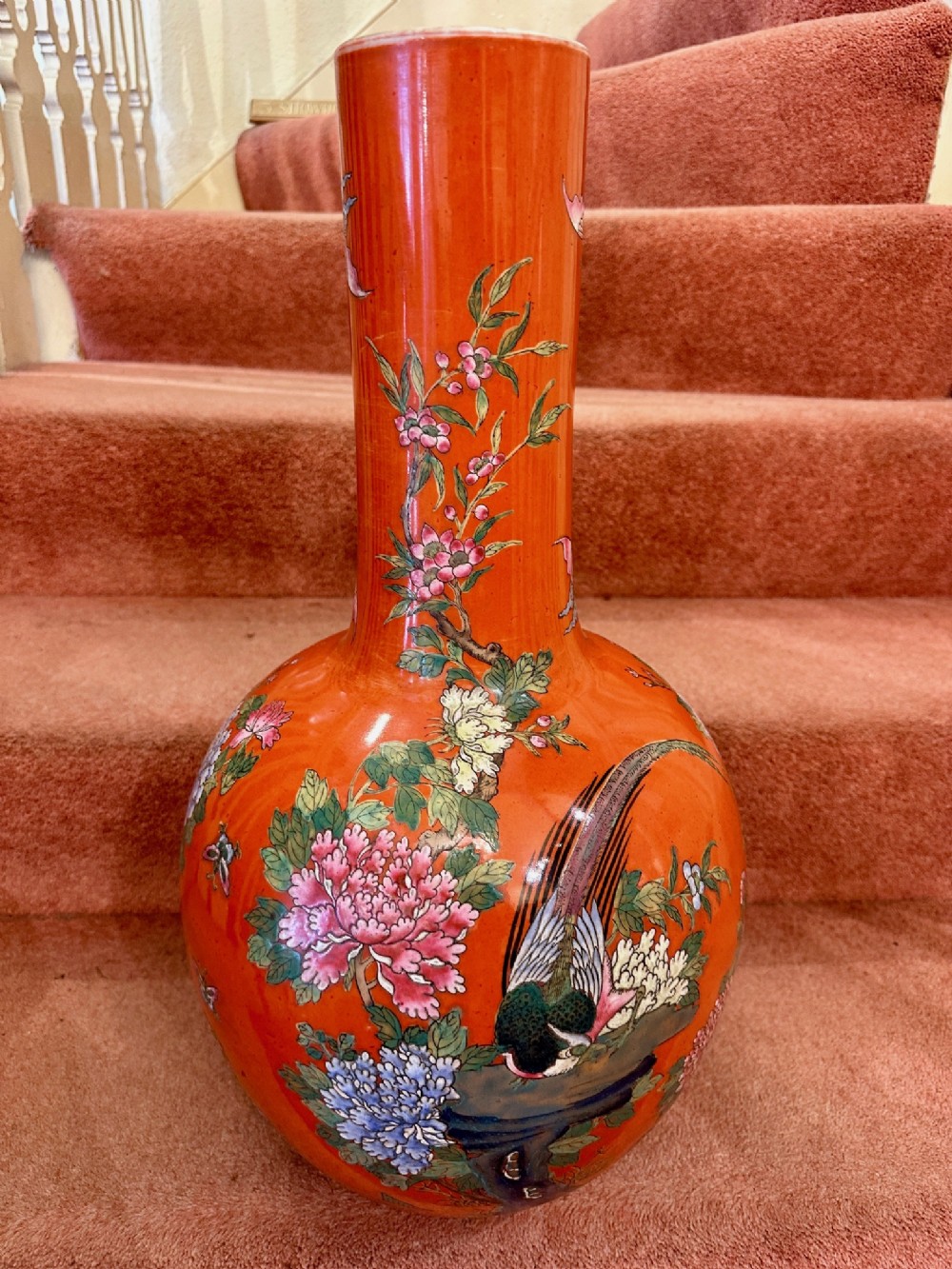 Late 19th century Chinese Famille Rose Vase
