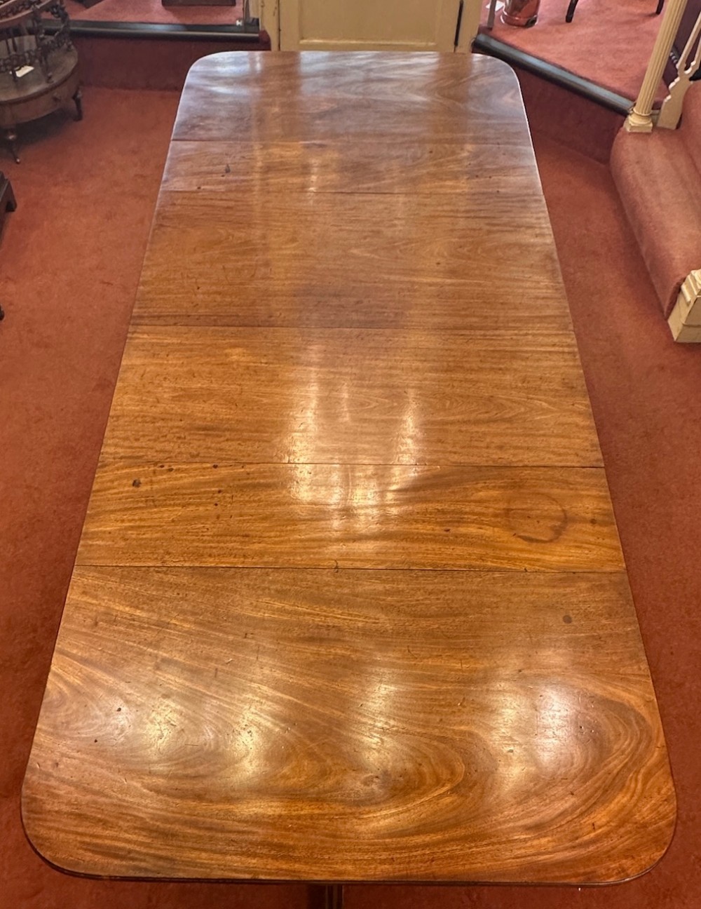 2nd Quarter 19th century solid mahogany extending DINING TABLE (8ft 6.5 inches)