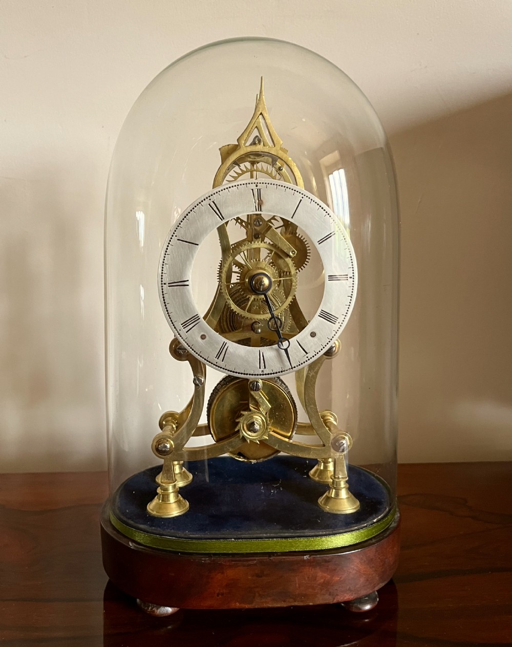 A PRETTY ENGLISH SKELETON CLOCK
