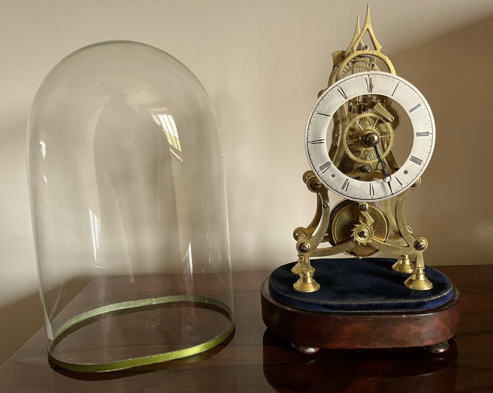 A PRETTY ENGLISH SKELETON CLOCK View III