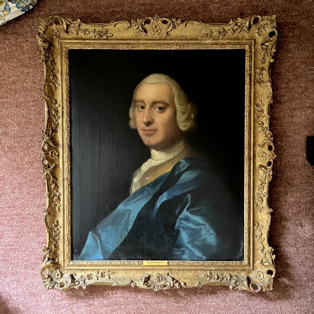 A VERY FINE GEORGIAN PORTRAIT, OIL ON CANVAS View II