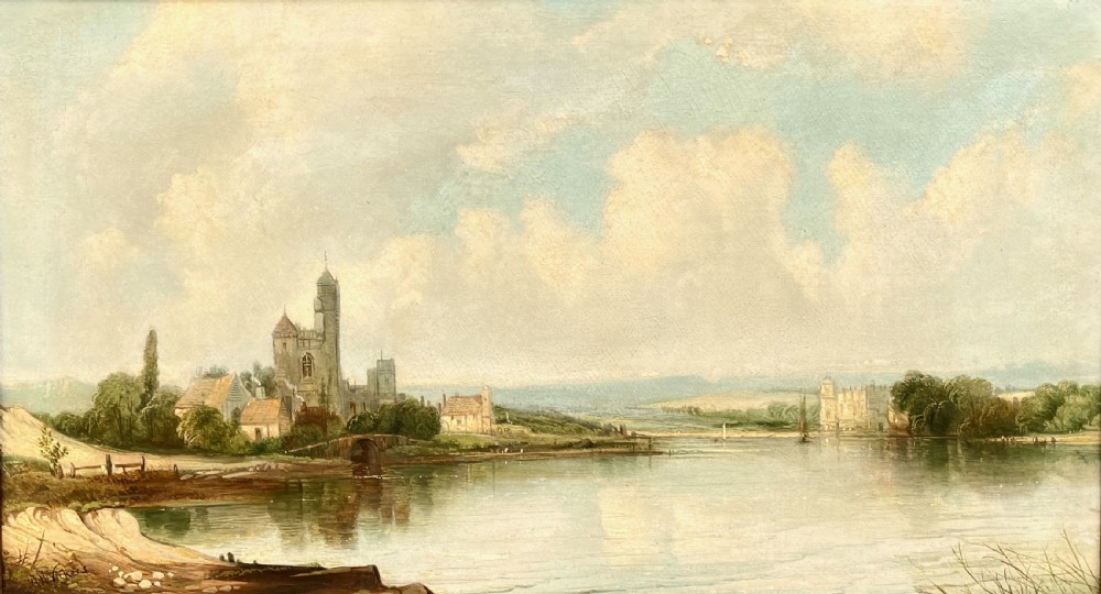 ALFRED VICKERS: LANDSCAPE OIL ON CANVAS View II