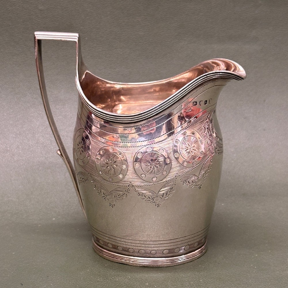Hallmarked Silver Cream Jug, London 1796